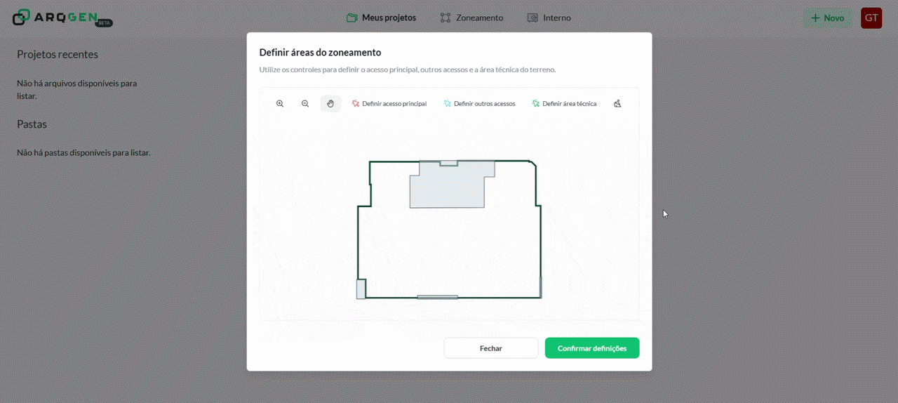 Demonstração do Viabiliza Layouts: geração automática de layouts com IA